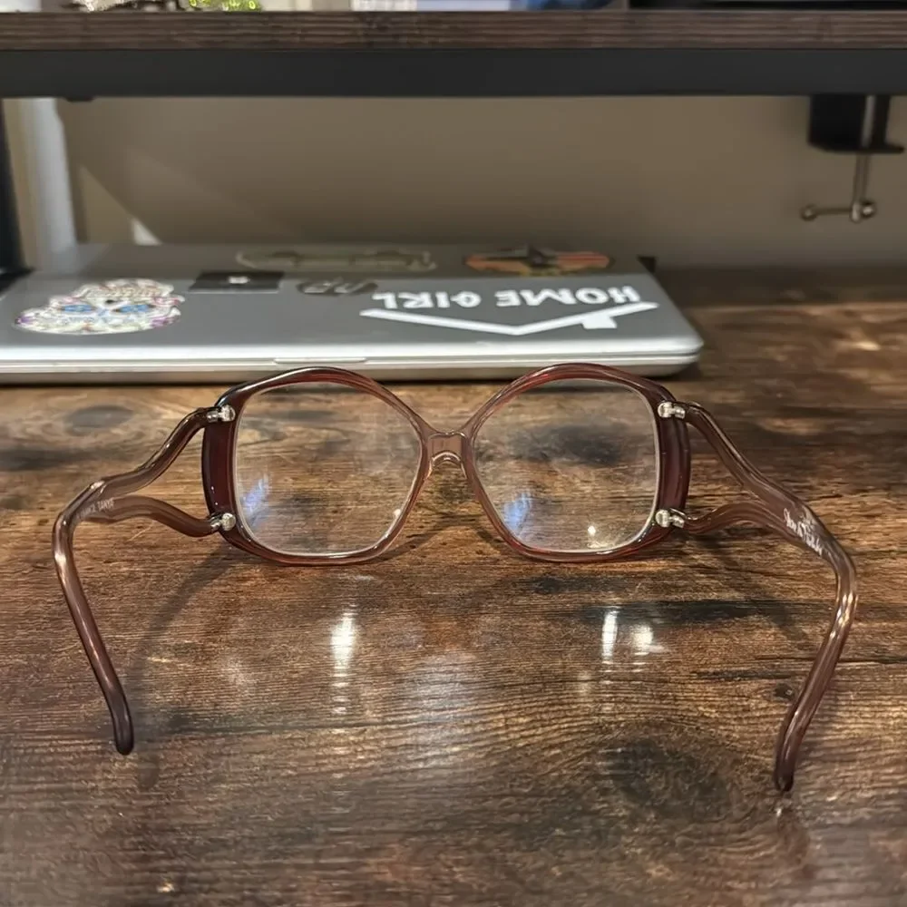 Vintage Diane von Furstenberg butterfly glasses‎